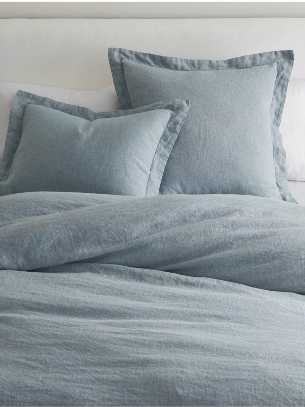 Pottery Barn Belgian Flax Linen Duvet Cover